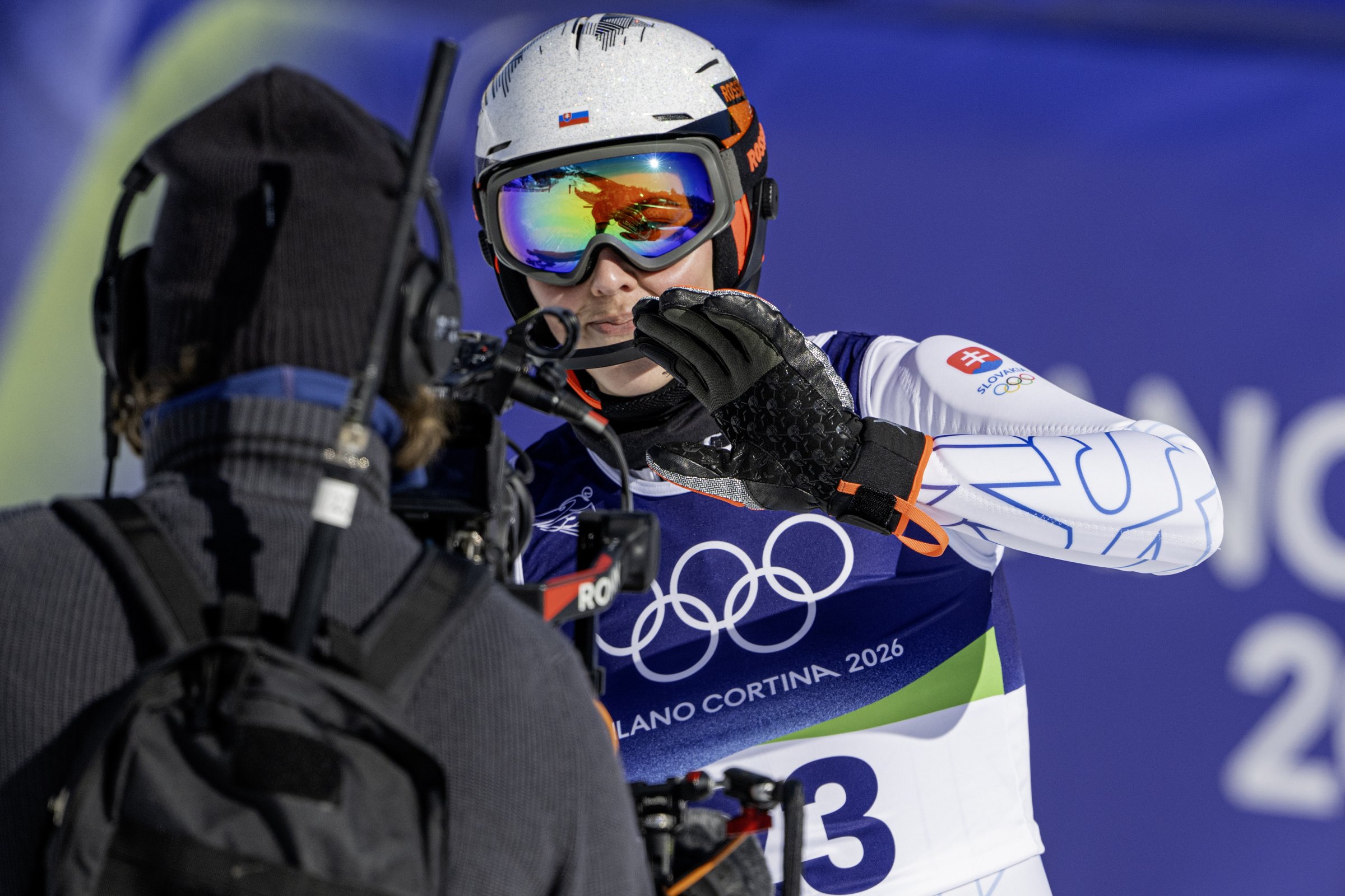 Photo: Denník N Petra Vlhová Race Delayed by Snow and Wind in Sölden